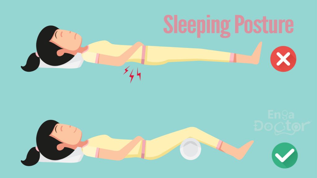 sleeping position tips for back pain